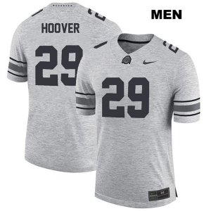 Men's NCAA Ohio State Buckeyes Zach Hoover #29 College Stitched Authentic Nike Gray Football Jersey RM20G67CD